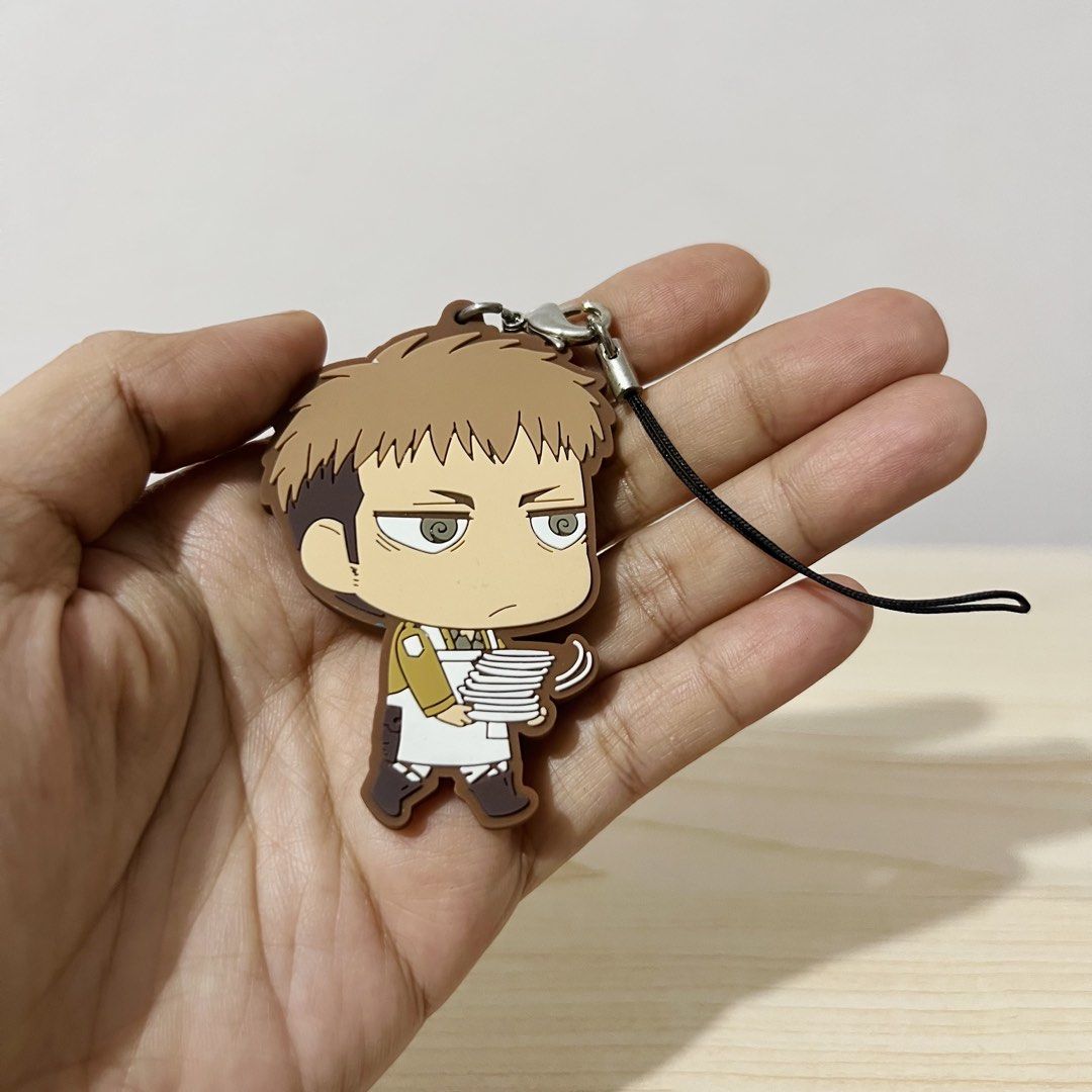 Banpresto Attack on Titan Jean Kirschstein Rubber Strap 6cm - Php 100 (Category: Character Goods) located in Davao. Submitted by pandorastoybox (Listing ID 1469715765, Image 3). Description: Banpresto Attack on Titan Jean Kirschstein Rubber Strap 6cm - Php 100 .
