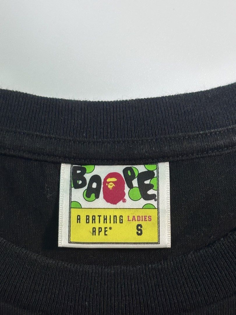 Bape Baby Milo X Sanrio Hello Kitty Tee (Category: Announcements) located in Cagayan de Oro. Submitted by _thriftcultureph (Listing ID 1469712426, Image 3). Description: Bape Baby Milo X Sanrio Hello Kitty Tee Guaranteed Authentic ( Money back If fake ) Size Small ladies Excellent Condition No flaws.