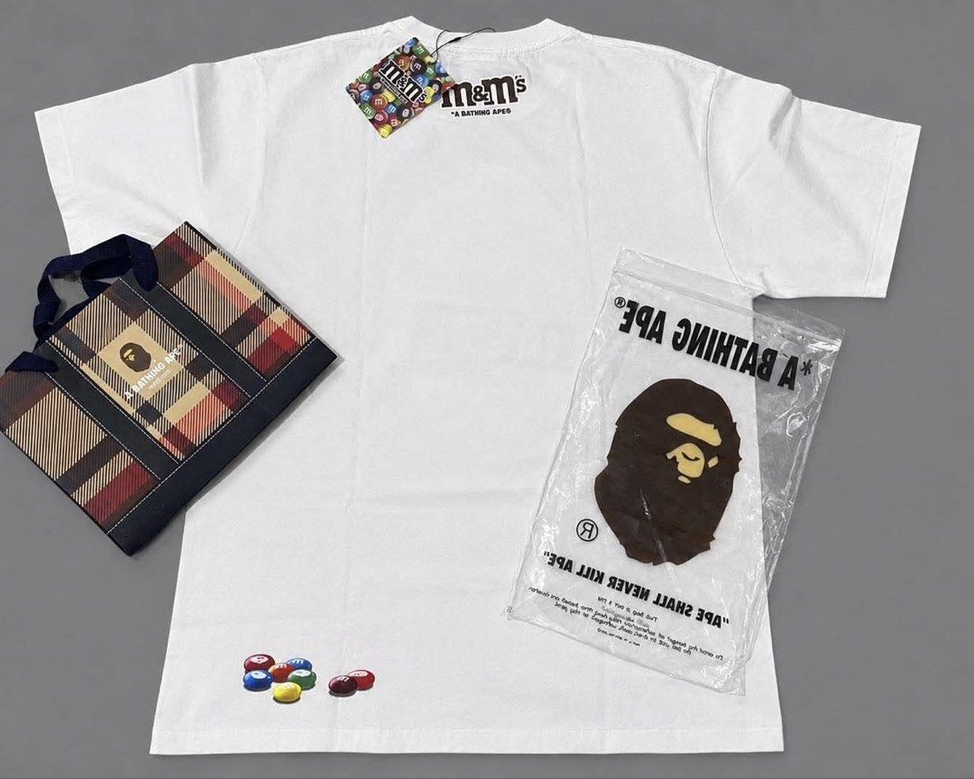 Bape Bighead X M&M Tee🍭 (Category: Announcements) located in Cagayan de Oro. Submitted by _thriftcultureph (Listing ID 1469708709, Image 2). Description: Bape Bighead X M&M Tee🍭 Guaranteed Authentic ( Money Back if fake ) Size Xl Brand New Condition/Complete Inclusion No flaws.