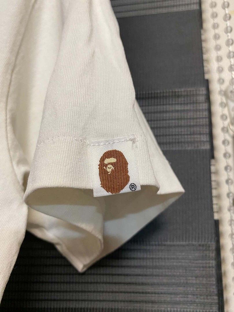 bape college tee (Category: Tshirts & Polo Shirts ) located in Bacoor. Submitted by theplugthrifted (Listing ID 1469696596, Image 3). Description: bape abc camou college tee size medium 21x28 cut neck tag 850+sf cavite loc dm.