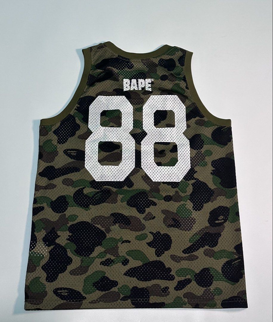 Bape Green Camo tank Top (Category: Announcements) located in Cagayan de Oro. Submitted by _thriftcultureph (Listing ID 1469712866, Image 2). Description: Bape Green Camo tank Top Guaranteed Authentic ( Money Back if fake ) Size large ( Best fit medium ) Excellent Condition No flaws.