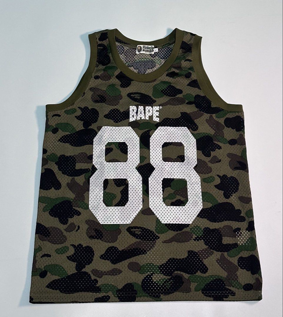 Bape Green Camo tank Top (Category: Announcements) located in Cagayan de Oro. Submitted by _thriftcultureph (Listing ID 1469712866, Image 1). Description: Bape Green Camo tank Top Guaranteed Authentic ( Money Back if fake ) Size large ( Best fit medium ) Excellent Condition No flaws.