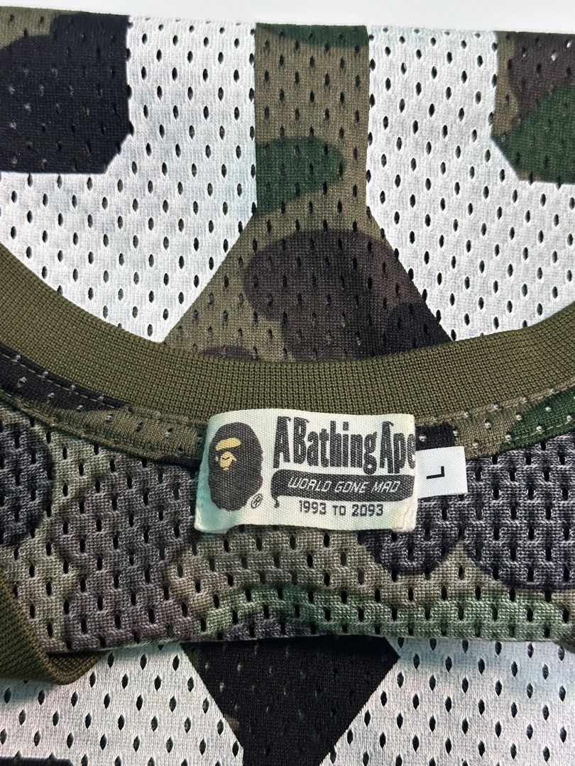 Bape Green Camo tank Top (Category: Announcements) located in Cagayan de Oro. Submitted by _thriftcultureph (Listing ID 1469712866, Image 3). Description: Bape Green Camo tank Top Guaranteed Authentic ( Money Back if fake ) Size large ( Best fit medium ) Excellent Condition No flaws.