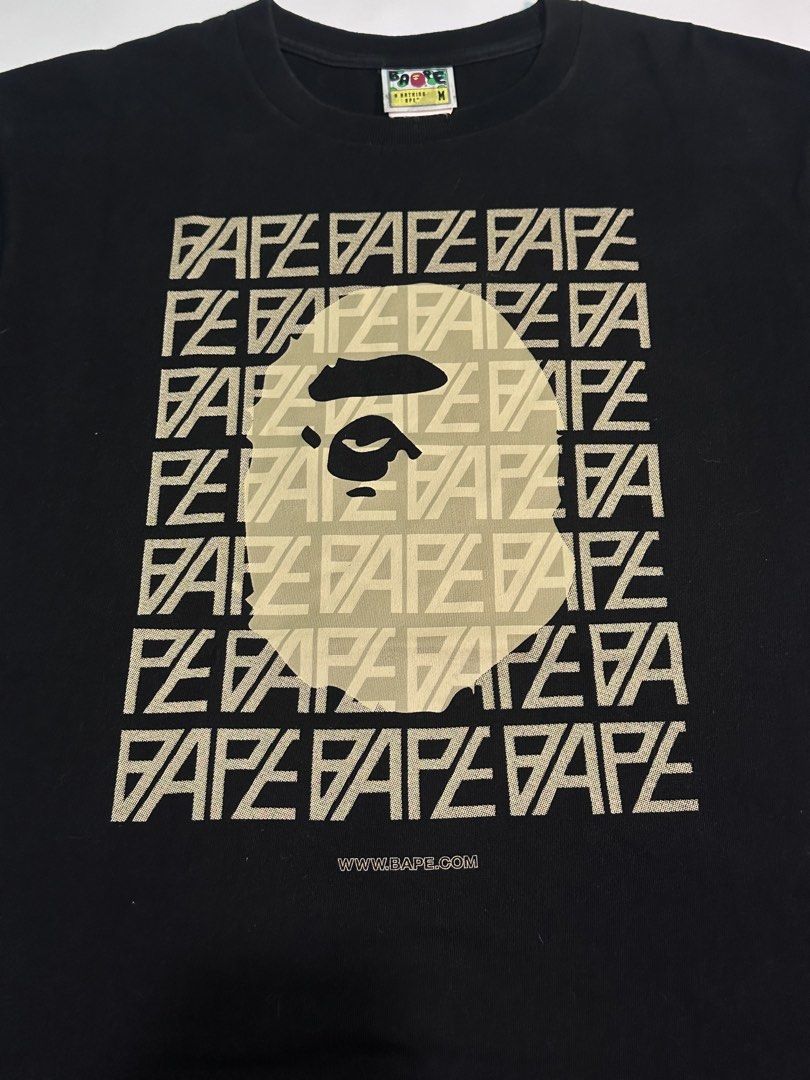 Bape Head Monogram Tee (Category: Announcements) located in Cagayan de Oro. Submitted by _thriftcultureph (Listing ID 1469711621, Image 2). Description: Bape Head Monogram Tee Guaranteed Authentic ( Money Back if fake ) Size Medium Excellent Condition Flaws:2 Dot repaired DotHole on shoulder Unnoticeable .