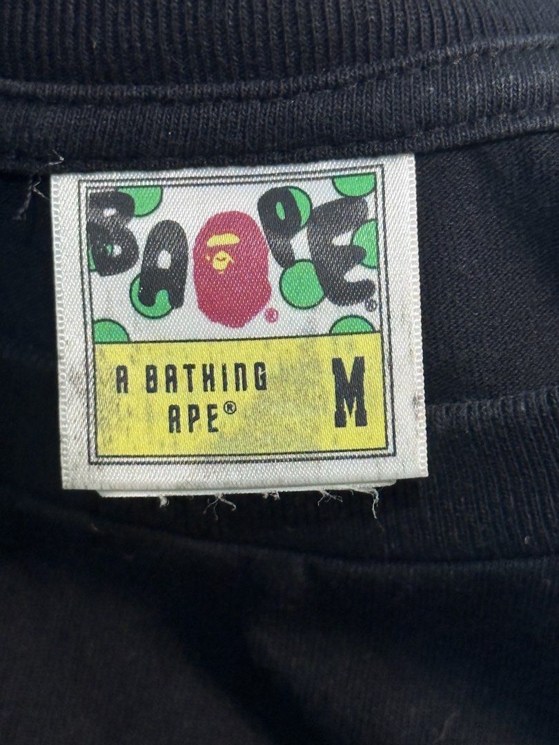 Bape Head Monogram Tee (Category: Announcements) located in Cagayan de Oro. Submitted by _thriftcultureph (Listing ID 1469711621, Image 3). Description: Bape Head Monogram Tee Guaranteed Authentic ( Money Back if fake ) Size Medium Excellent Condition Flaws:2 Dot repaired DotHole on shoulder Unnoticeable .