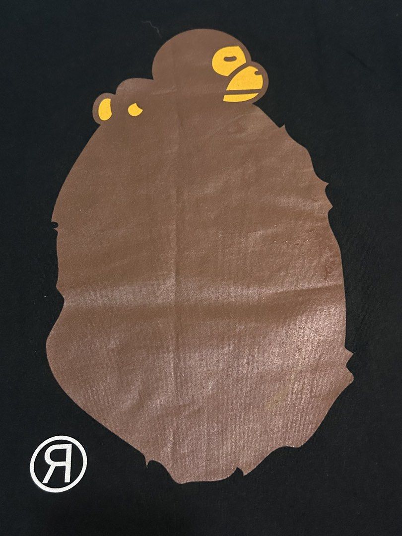 Bape Sleeping Milo Mirror Tee (Category: Announcements) located in Cagayan de Oro. Submitted by _thriftcultureph (Listing ID 1469714462, Image 3). Description: Bape Sleeping Milo Mirror Tee Guaranteed Authentic ( Money back if fake ) Size Medium Excellent CONDITION FLAWS: Min flaws on print .