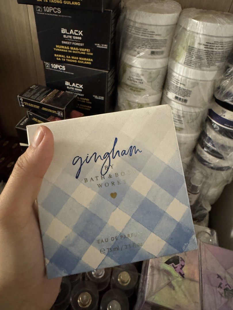 Bath & body works gingham edp (Category: Fragrance & Deodorants) located in Manila. Submitted by zappy21 (Listing ID 1469670796, Image 1). Description: .