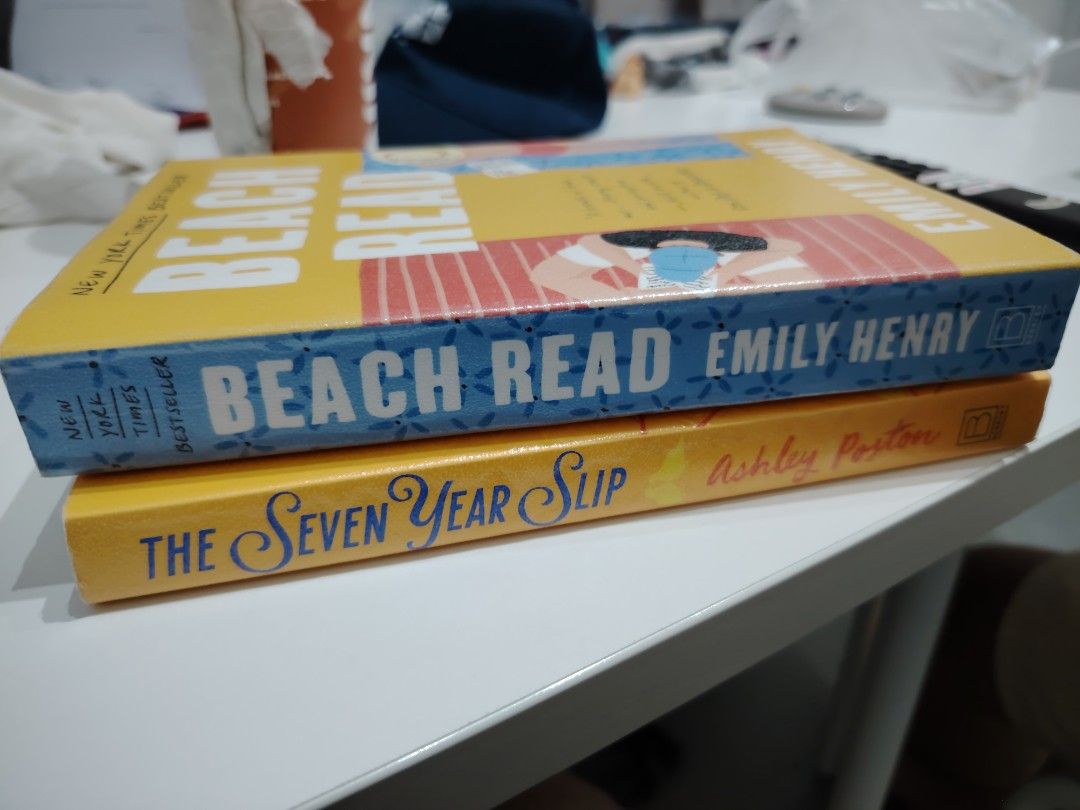 Beach Read and The Seven Year Slip Novel Bundle (Category: Storybooks) located in Mandaluyong City. Submitted by johans03 (Listing ID 1469584206, Image 2). Description: - Titles included: Beach Read (Emily Henry) and The Seven Year Slip (Ashley Poston) ₱ 650 for two books (last price) - both books are in good condition. - for METRO MANILA BUYERS ONLY Payment Method: Gcash/Maribank.