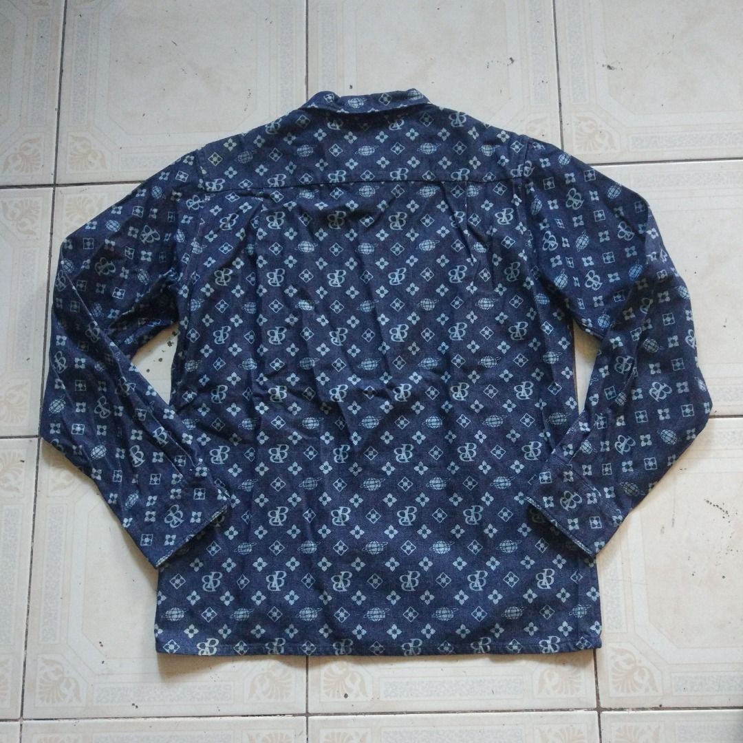 Beams Boy Japan Monogram Longsleeve S (Category: Formal Shirts) located in Pasay City. Submitted by denimdude.ph (Listing ID 1469640754, Image 2). Description: made in Japan no size tag, fits small.