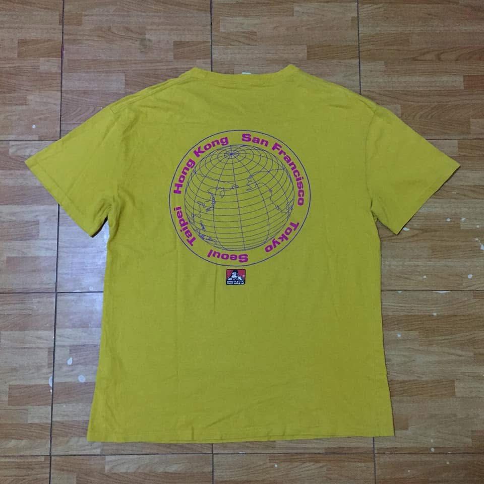 Ben Davis Logo Shirt (Category: Tshirts & Polo Shirts ) located in Manila. Submitted by a.stmngo (Listing ID 1469580207, Image 2). Description: Width 21 inches Length 28 inches Issue cut size tag, needwash Color rate 9/10 📍Manage your expectation. Item is thrifted. 📍Nagcarlan, Laguna.