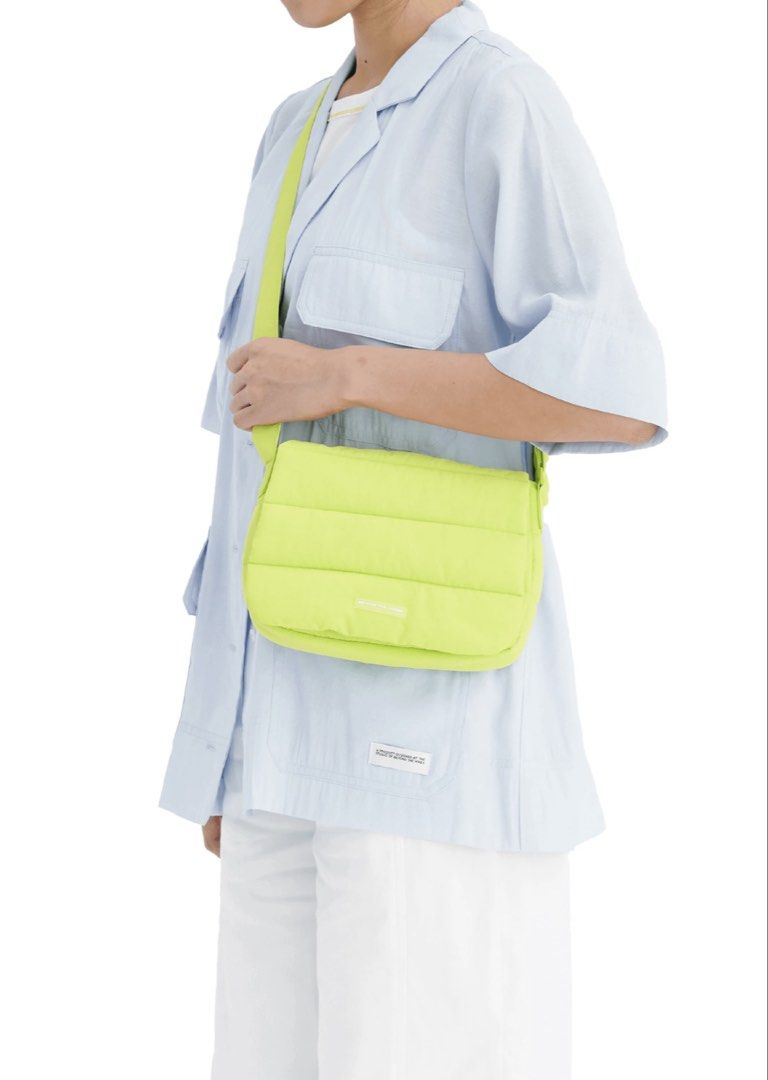 Beyond The Vines Poofy Bag in Lime (Category: Cross-body Bags) located in Makati City. Submitted by aedawn (Listing ID 1469757776, Image 2). Description: Original price: 3790 Rfs: decluttering!!.