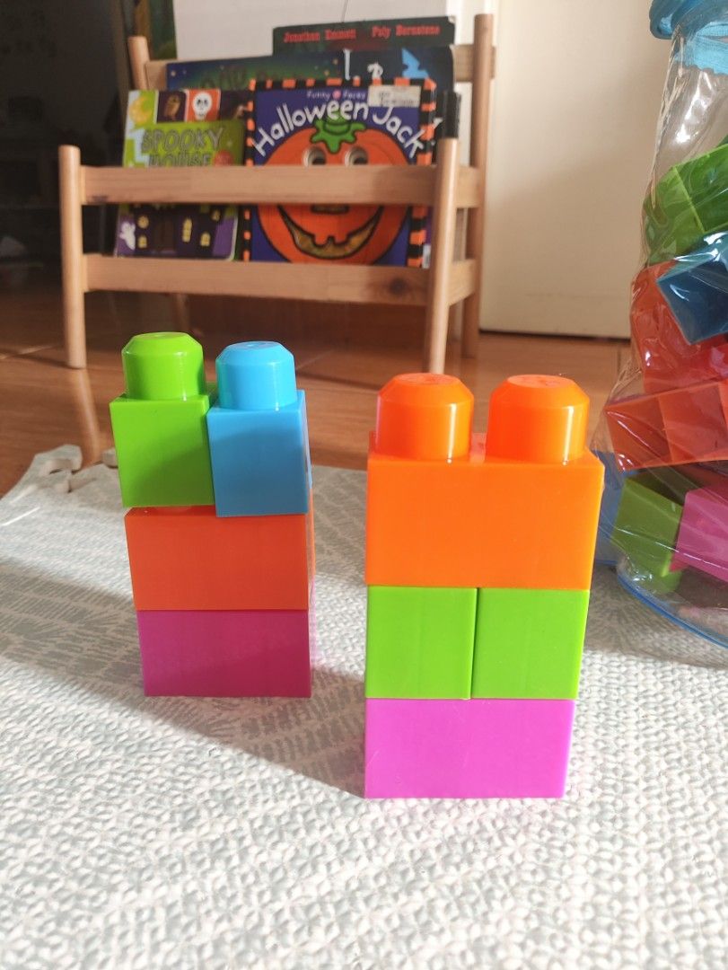 Big Colourful Blocks (Category: Infant Playtime) located in Taguig. Submitted by cleanupmomma (Listing ID 1469639082, Image 2). Description: Please take time to read ❤️ perfect for little hands 😊 more or less 40 pcs wyiwyg.
