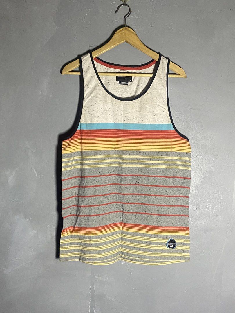 Billabong Tank Top (Category: Activewear) located in Cabuyao City. Submitted by chukz_x (Listing ID 1469613969, Image 1). Description: Billabong Tank Top Size : Large Dimes : 20W 28L Condition : Excellent Issue : none Price: 400 📍READY TO WEAR 📍Cabuyao Laguna.