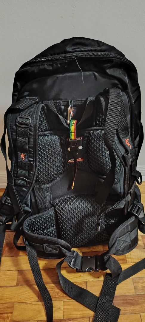 Black Outdoor Backpack with Ergonomic Back Support (Category: Backpacks) located in Pasig City. Submitted by mafsensor (Listing ID 1469725798, Image 1). Description: For sale Samsonite Luggage medium size and Sandugo backpack and small size luggage For only 2000 lahat na. Bawas kalat.