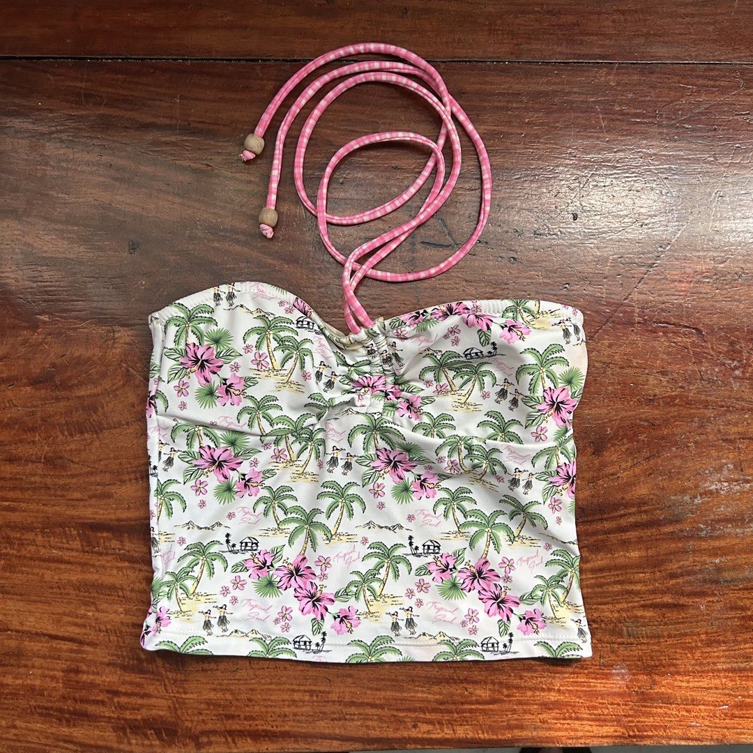 Blackbough Swim Bikini Tankini Tops (Category: Bikinis & Swimsuits) located in Manila. Submitted by declutter.diaries (Listing ID 1469589841, Image 2). Description: Blackbough Swim Bikini/Tankini Tops (authentic) Tropical Tankini Top (xs) - PHP 800 [SOLD] Floral Orange Bikini Top (s) - PHP 700 reserved Floral Yellow Bikini Top (s) - PHP 700 • used only once for a trip, good as new • based in Teresa, Rizal (lalamove).