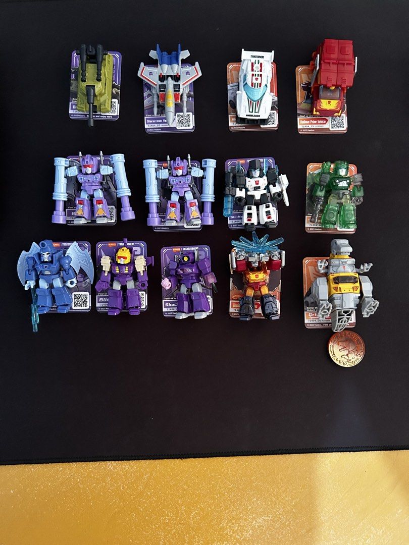 Blokees Transformers (Category: Action & Battle Toys) located in Quezon City. Submitted by jhokobe (Listing ID 1469756214, Image 2). Description: Quitting Sale Selling as bundle (Php 3.5k) **DV01 — Shattered Alliance** **Special Galaxy Type Optimus Prime** Megatron Thundercracker Prowl Scavenger Brilliant Bumblebee Glittering Ironhide Shattered Glass Sideswipe Optimus Prime Vehicle Thundercracker Vehicle Scavenger Vehicle Glittering Bumblebee Veh