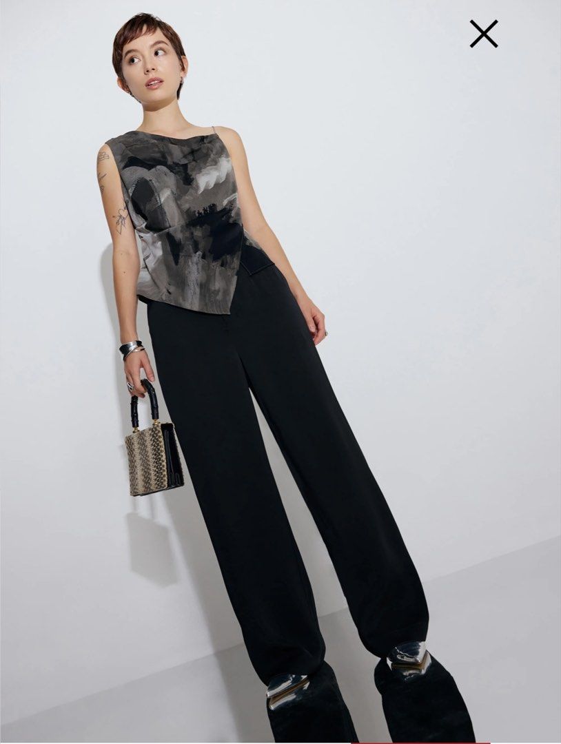 BNWT Asymmetric Satin Top (Category: Sleeveless) located in Makati City. Submitted by chriscloudy (Listing ID 1469747491, Image 2). Description: Rfs: Doesn’t fit me.