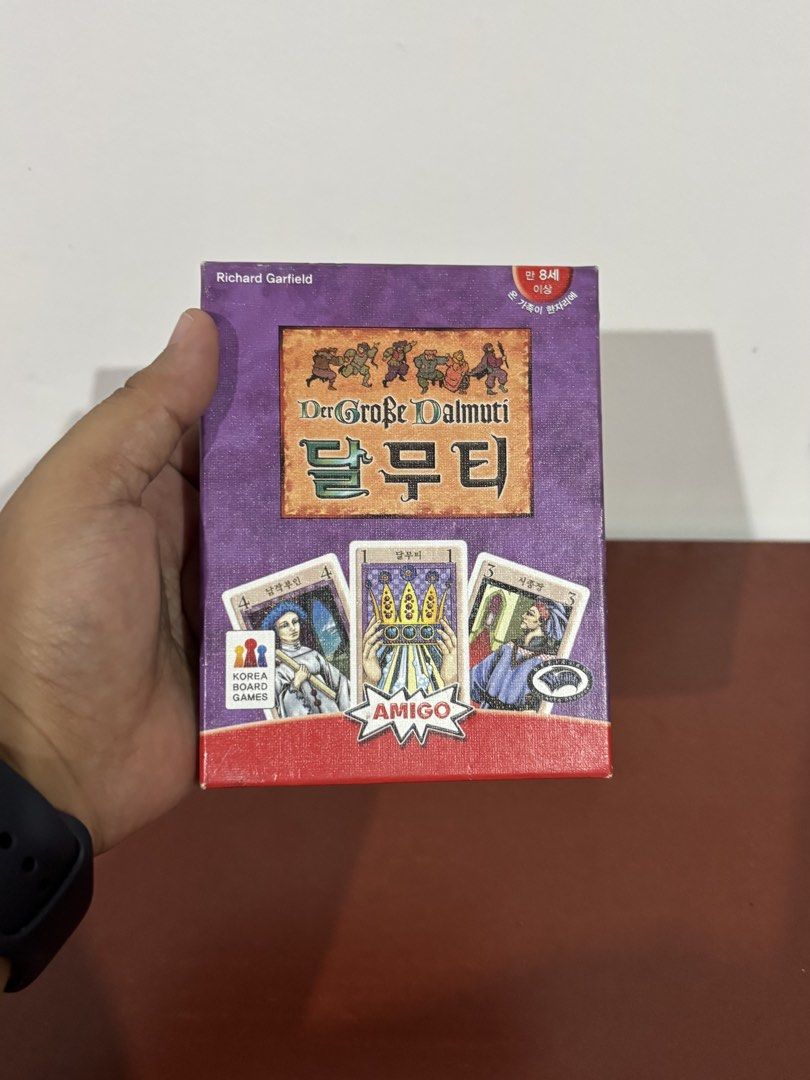 Board Game “The Great Dalmuti” (Category: Board Games & Puzzles) located in Cavite. Submitted by nanangonlineshop (Listing ID 1469707554, Image 1). Description: 📌 Board Game “The Great Dalmuti” 🏷️ P150 ⚠️ POLICY: ❌ NO COD ✅ AS IS, WHERE IS ✅ FIRST PAY BASIS ✅ MINE NOW, PAY NOW ✅ 3-DAYS HOLD ONLY. UNPAID RESERVATIONS ARE VOIDED. 📍 Location: Cavite 👉 WE SHIP NATIONWIDE (LUZON, VISAYAS & MINDANAO) ✅ MOP: Bank Transfer (BPI) & GCash ✅ Shipping Co