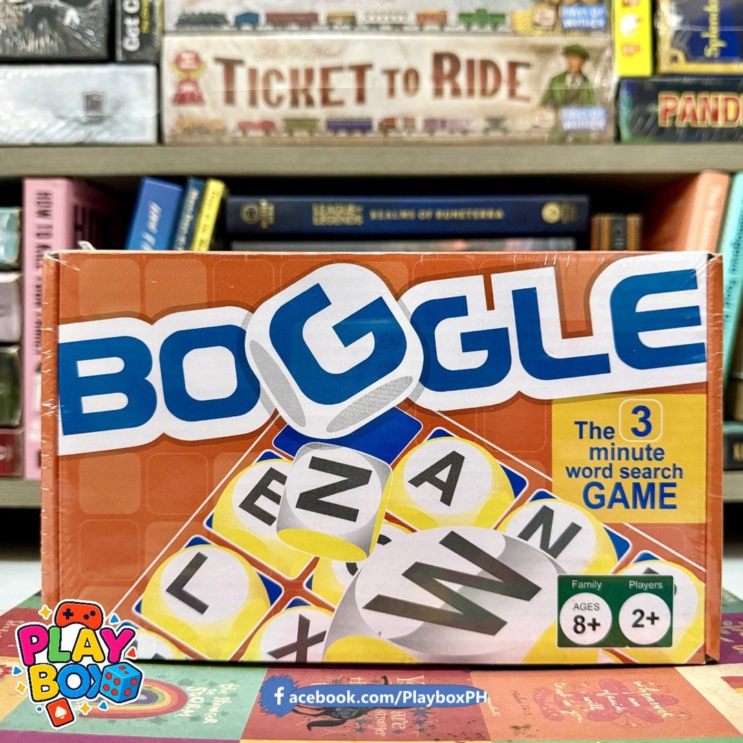 BOGGLE WORD SEARCH GAME (Category: Board Games & Puzzles) located in Quezon City. Submitted by playboxph (Listing ID 1469601469, Image 1). Description: .