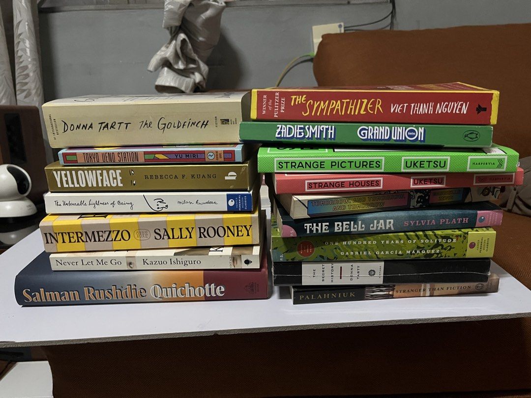 Brand New and Pre-Loved Books (Category: Storybooks) located in Paranaque City. Submitted by boldlion_fdfcd1 (Listing ID 1469692773, Image 1). Description: Decluttering/Moving Out Book Sale More pictures upon request; All good condition Most are just collecting dust + I got an e-reader. All original copies from NBS/Fully Booked Slightly Negotiable for bulk buyers MOP: Gcash, Maribank, BPI, BDO Location: Paranaque Shipping: Same day delivery, J&T,
