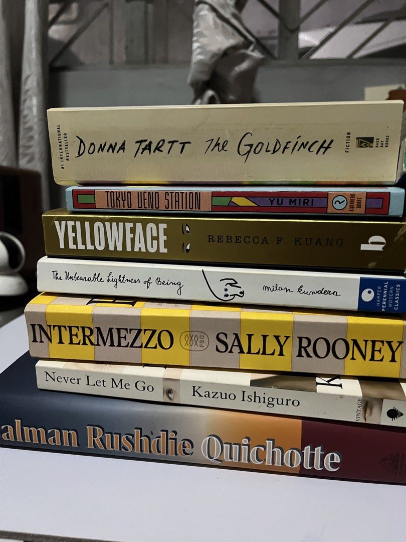 Brand New and Pre-Loved Books (Category: Storybooks) located in Paranaque City. Submitted by boldlion_fdfcd1 (Listing ID 1469692773, Image 2). Description: Decluttering/Moving Out Book Sale More pictures upon request; All good condition Most are just collecting dust + I got an e-reader. All original copies from NBS/Fully Booked Slightly Negotiable for bulk buyers MOP: Gcash, Maribank, BPI, BDO Location: Paranaque Shipping: Same day delivery, J&T,