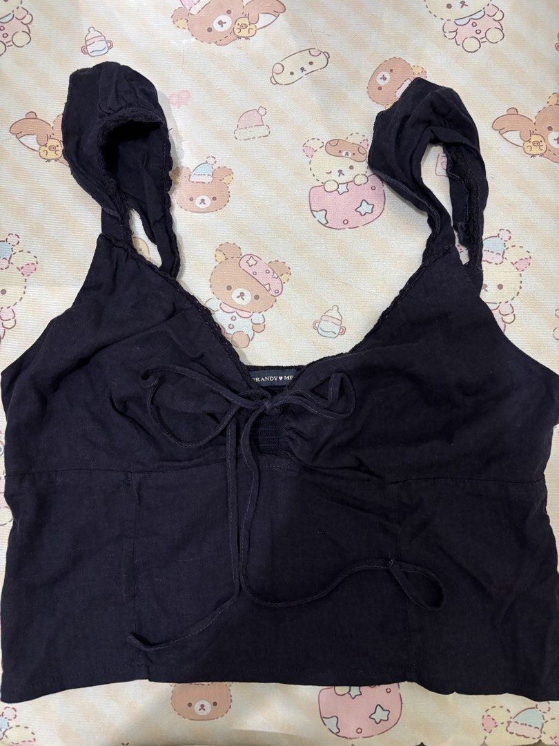 Brandy Melville Navy Blue (Category: Sleeveless) located in Makati City. Submitted by riveraangel (Listing ID 1469712432, Image 1). Description: Fits S-M No ww bc loose on me .