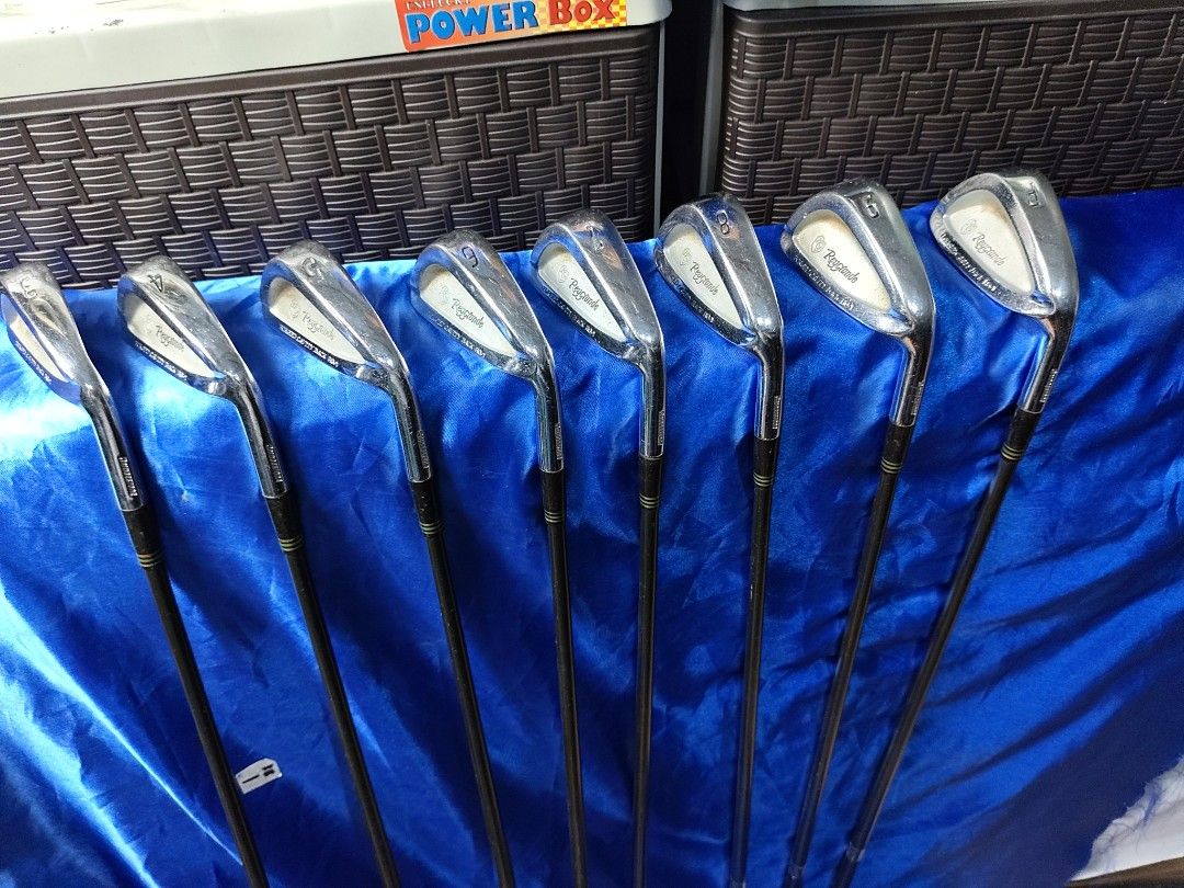 BRIDGESTONE REGRANDE iron set (Category: Golf) located in Manila. Submitted by meiyeon2 (Listing ID 1469661309, Image 2). Description: iron # 3-9i PW R flex bridgestome harmonic gold 36 shaft graphite shaft right handed club.