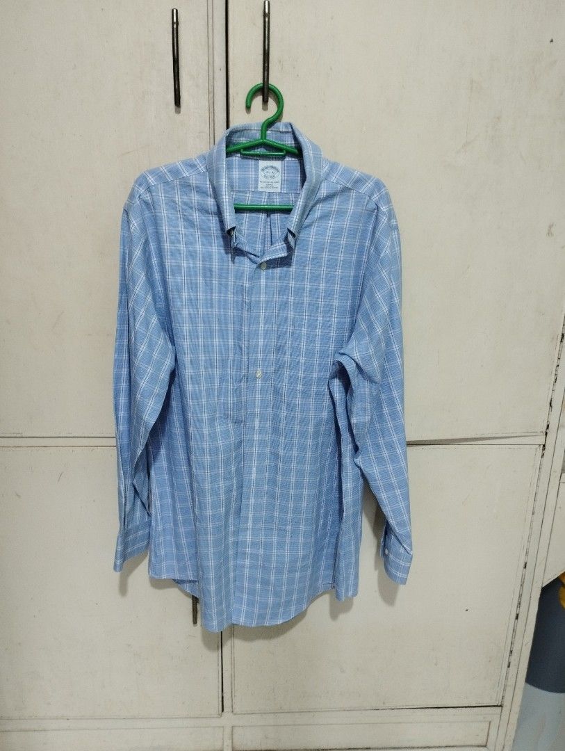 Brooks Brothers (Category: Formal Shirts) located in San Fernando. Submitted by nerosales (Listing ID 1469640792, Image 1). Description: Brooks Brothers Polo Shirt width - 21 inches length - 32 inches 450 pesos only SM City Pampanga Shipping: J&T Payment: Gcash NO COD NO COP NO WAYBILL FIRST .