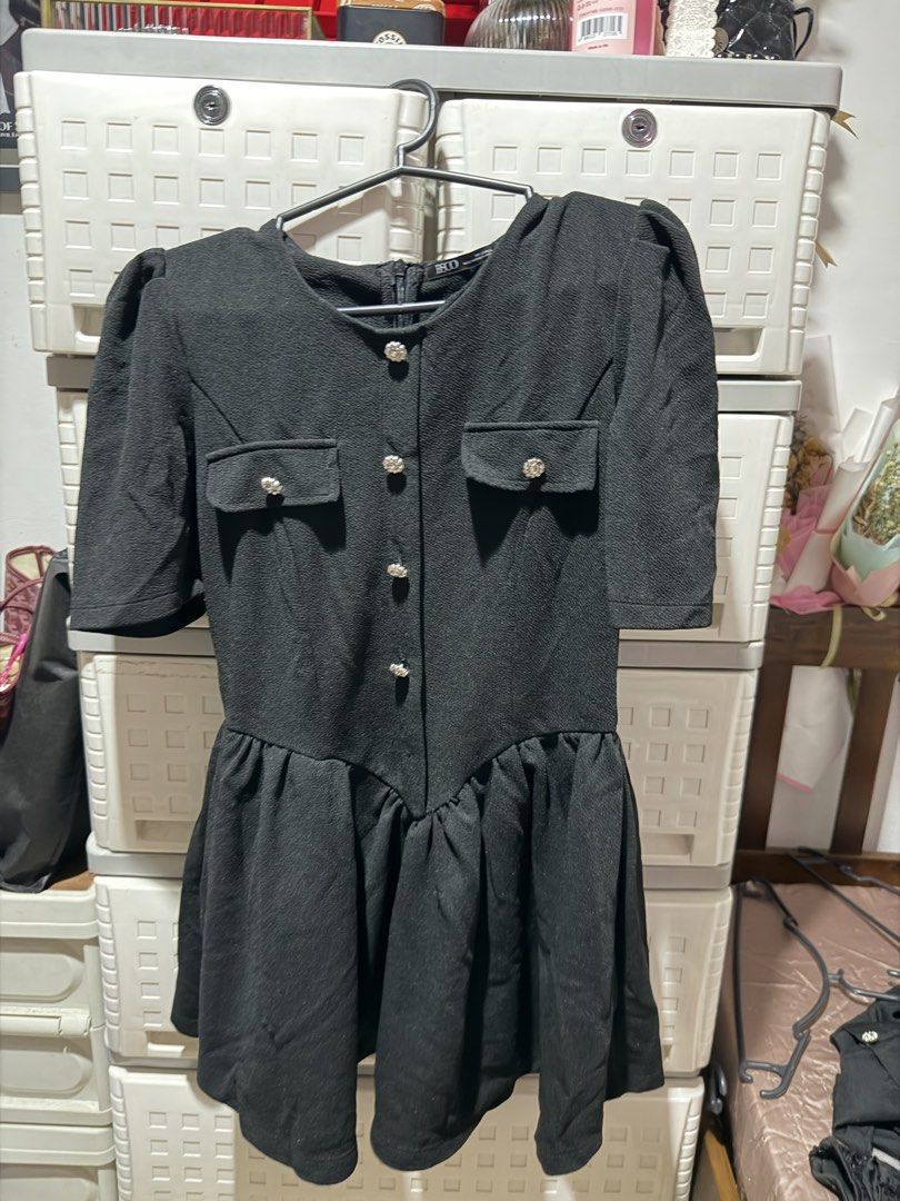 BSCO Dress with shorts (Category: Dresses) located in Manila. Submitted by bln.preloved (Listing ID 1469719560, Image 1). Description: Small With missing button.