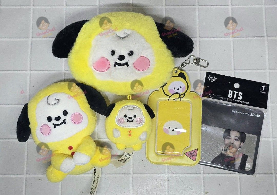 BT21 CHIMMY Set (Category: K-Wave Merchandise) located in Cainta. Submitted by shopchelonline (Listing ID 1469717517, Image 1). Description: BT21 CHIMMY Set ✅️pouch, plush doll, plush keyring, photocard holder, t-money(sealed) 🛒1,500.00each(all in)+lsf 70%DP - NEW BUYER 50%DP - OLD BUYER RB: 15 DAYS AFTER DP; NETA 💎Pre-order -NO RUSH SHIPPING 💎Korea Pasabuy - NORMAL ETA 💎Colors may vary due to lighting. 💎Availability and price may vary 💎The