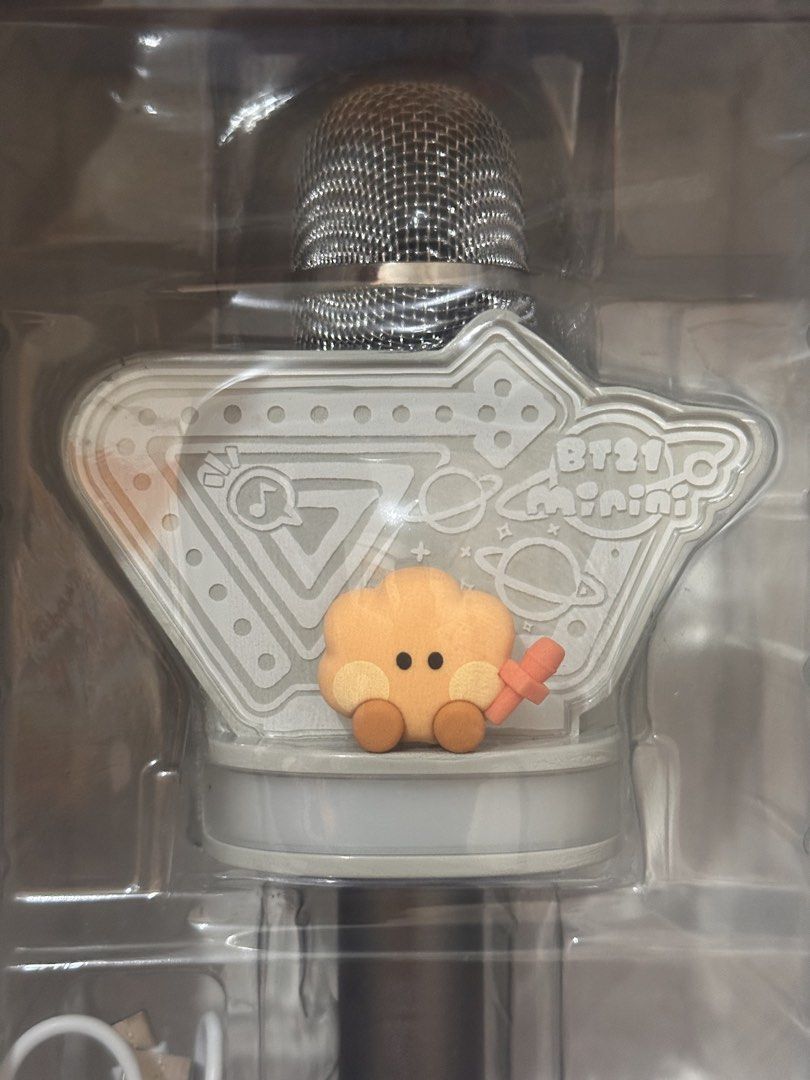 BT21 Shooky Wireless Mic Minini – Original Box (Category: Microphones) located in Caloocan City. Submitted by smartcart (Listing ID 1469708817, Image 3). Description: Selling my BT21 Minini Wireless Mic Speaker featuring Shooky! 🧡🎤 ✨ Details: * BT21 Minini Wireless Mic * Shooky character design * Wireless microphone and speaker * Comes with original box * Includes USB charging cable and microphone unit 🎤 Perfect for karaoke sessions, music lov