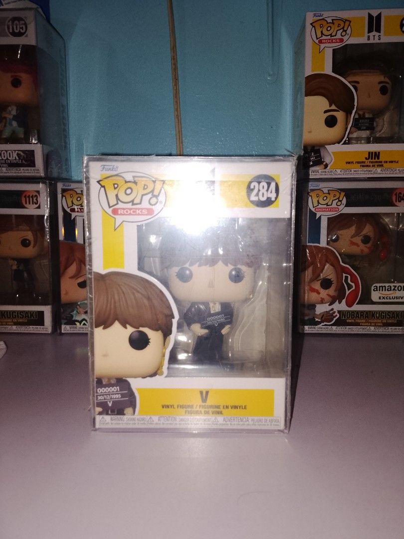 BTS AND JINU FUNKO POP (Category: Figurines & Statues) located in Manila. Submitted by clytheee (Listing ID 1469728353, Image 3). Description: WTS LFB BTS AND JINU FUNKO POP JIMIN -600 THE REST- 450 EACH MOD:JNT, LBC MOP: GCASH, MARIBANK.