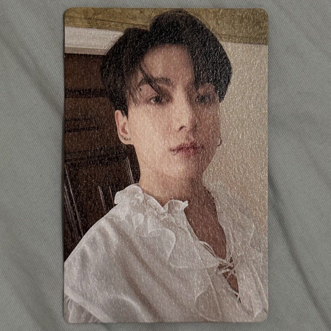 BTS Jungkook Photocards Set (Category: K-Wave Merchandise) located in Marikina City. Submitted by hhhcimtrash (Listing ID 1469685061, Image 3). Description: wts lfb ph ⋆⭒˚｡⋆ bts jungkook photocard set ₱3,300 • selling as set only! • mint, onhand • golden live sealed • x sensi • payo -`♡´- jk koo kook pc pcs photocard vamp boba wvj 3d noot kooligan arirang bangtan weverse fofo photofolio ssg jpfc ld lucky draw pob r1 r2 mop: gcash, maribank, maya 