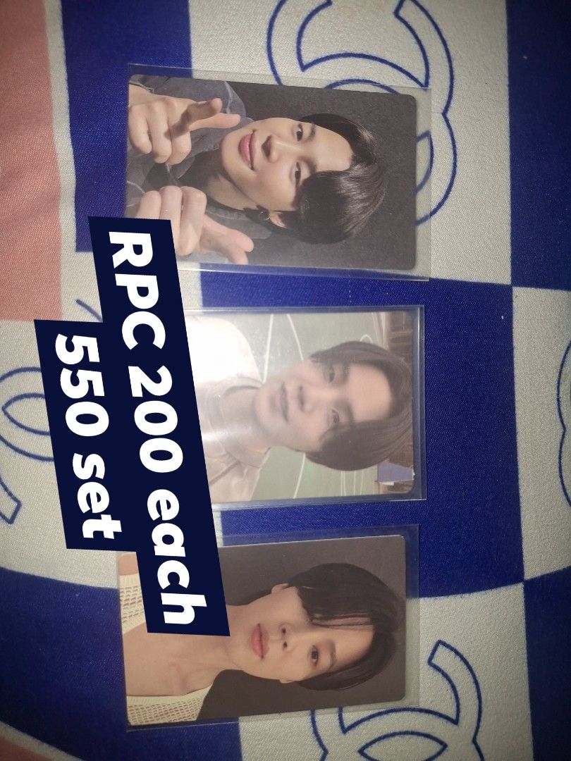 BTS Photocards Set (Category: K-Wave Merchandise) located in Quezon City. Submitted by swiftwhale.8605be (Listing ID 1469683709, Image 3). Description: Decluttering assorted BTS PC items. Own collection Can send codition Onhand/Ready to ship/ X to sensi MOP: GCASH/BPI/Maribank MOD: Lalamove/JnT/ LBC DOP: PAYO Location: Quezon City Feel free to DM me..