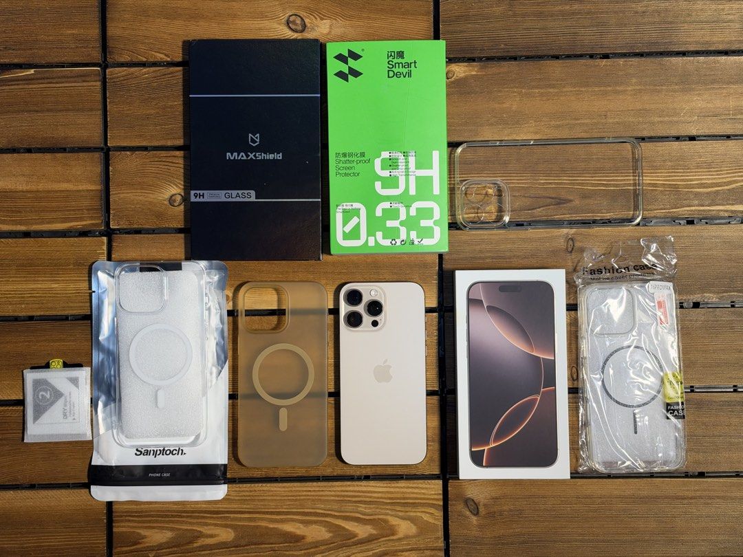 Bundle iphone 16promax 256gb & iphone 14promax 256gb (Category: iPhone 16 Series) located in Quezon City. Submitted by a.lopez1 (Listing ID 1469690182, Image 1). Description: Bundle package na! Iphone 16promax 256gb dessert titanium Iphone 14promax 256gb deep purple 80,500 sarado. Lahat ng kasama sa pictures freebies Never been opened or repaired Kasama box same imei 16promax : 98% Batter Health No dead pixels/no scratches 14 pro max : 79% Batter