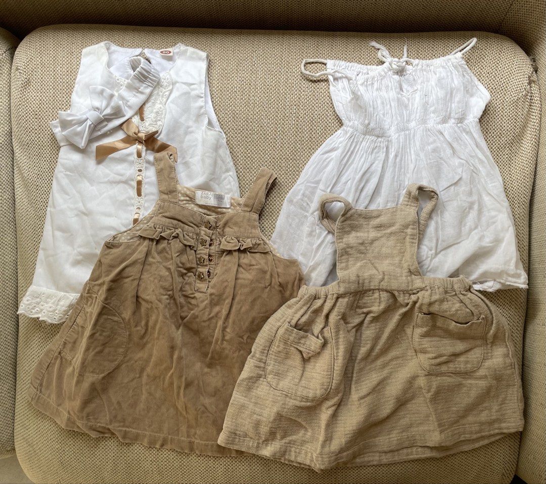 Bundle of dresses for girls (Category: Babies & Kids Fashion) located in Marikina City. Submitted by marahome (Listing ID 1469597520, Image 1). Description: 🐚 my baby wore this until 2 years old 🐚 selling as bundle only 🐚 really nice fabric linen and 100% cotton, really aesthetic. 🐚 selling really cheap, please don’t lowball. 🙏🏼 HT zara hm kiru laila lyra kiru yoji uniqlo korean tili dahli umi baby munting yapak .