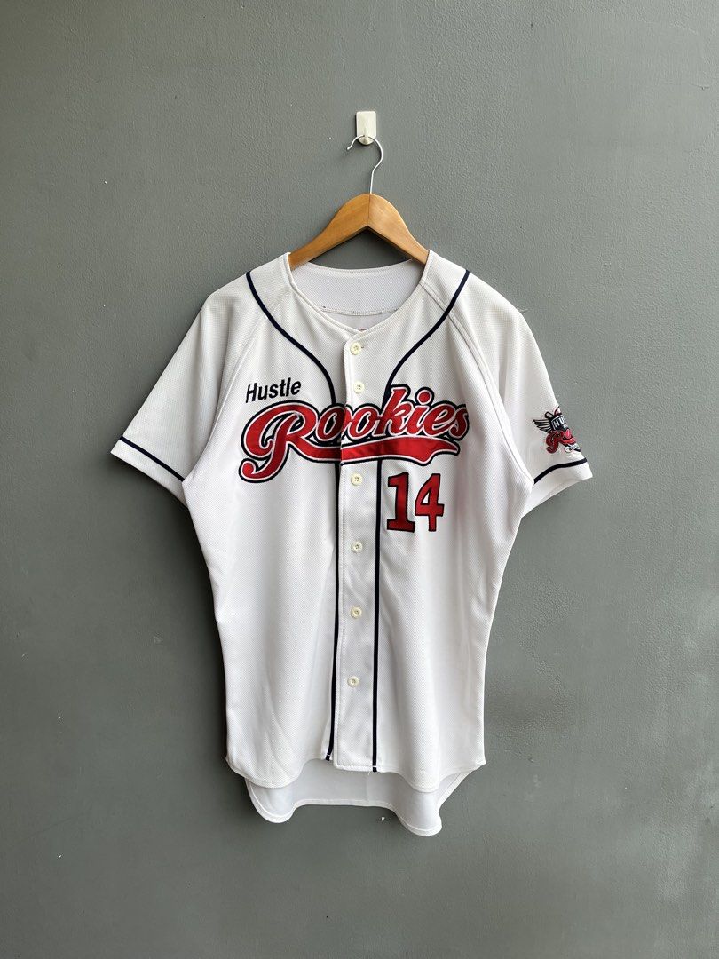 Button Down Baseball Jersey (Category: Tshirts & Polo Shirts ) located in Balamban. Submitted by just_findss (Listing ID 1469678282, Image 1). Description: Button Down Baseball Jersey Very Excellent Condition M on tag Dimes 23W / 29 Front Length 31 Back Length Color Reate 10/10 NO ISSUE.