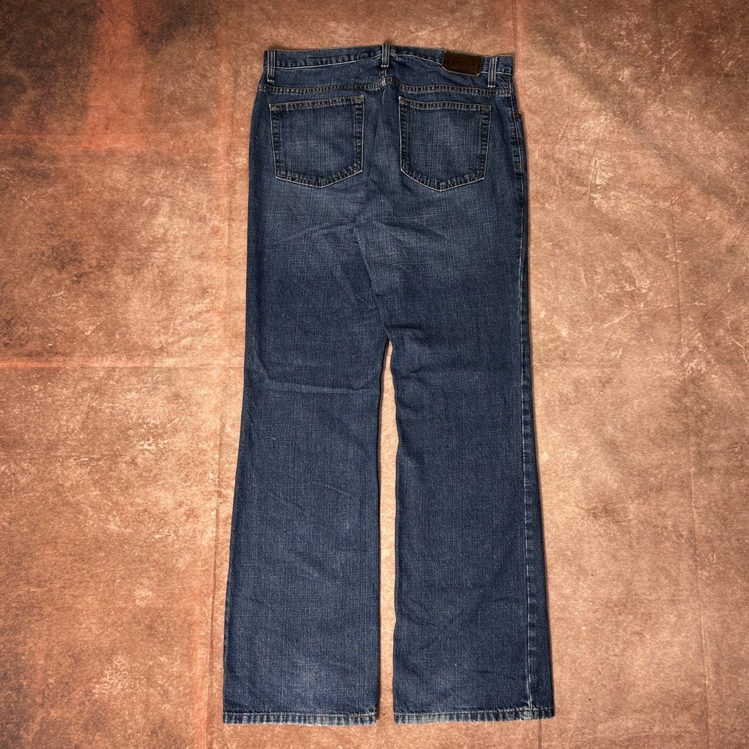 CALVIN KLEIN BOOTCUT JEANS (Category: Activewear) located in Dasmarinas. Submitted by 2slickdeals_ (Listing ID 1469744868, Image 2). Description: SIZE 34 ON TAG 34 WAIST 12 THIGH 42 LENGTH 9.5 HEM ISSUE: MINOR DOT STAIN J&T / LALAMOVE / PICK UP!.