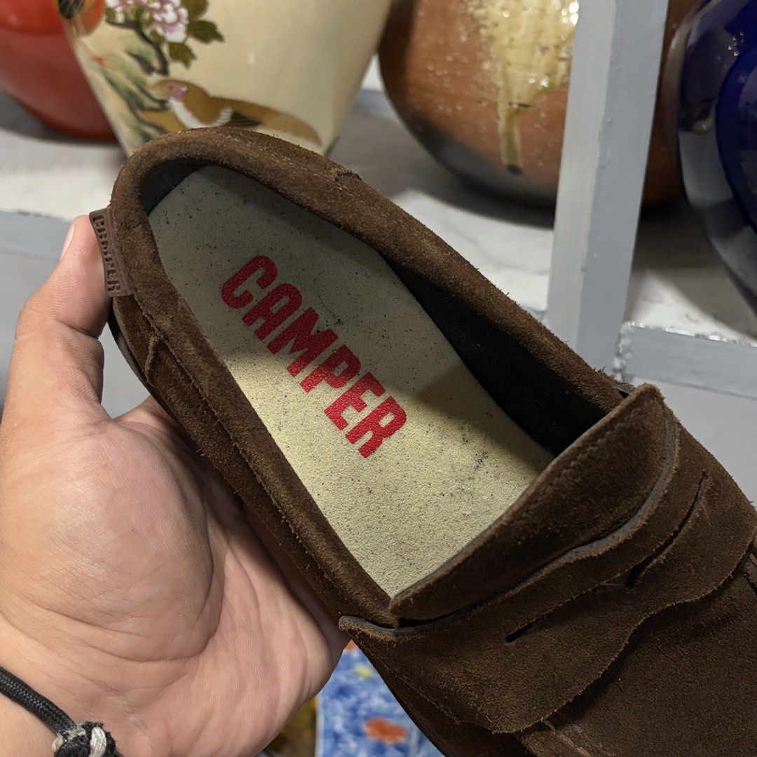 Camper Junction Brown Nubuck Moccasin (Category: Casual Shoes) located in Talisay. Submitted by re_sell01 (Listing ID 1469594540, Image 3). Description: Camper Junction Brown Nubuck Moccasin Size 40 Color: Brown Excellent Condition.