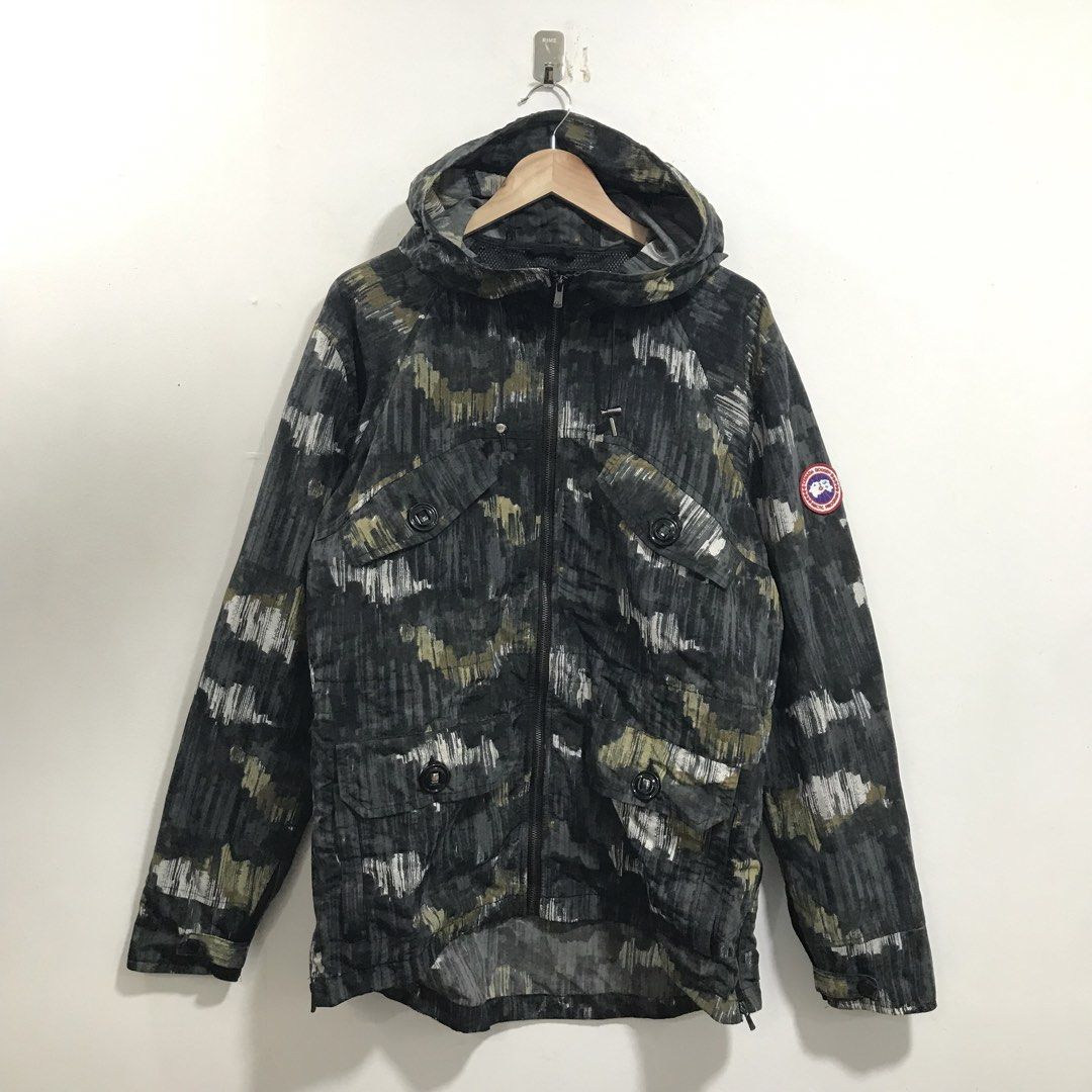 CANADA GOOSE (Category: Luxury Apparel) located in Ozamiz City. Submitted by ClassicDrip (Listing ID 1469698345, Image 1). Description: CANADA GOOSE JACKET NOCTURNE BRUSH CAMO PRINT -AUTHENTIC / LEGIT 💯 -SIZE XL ON TAG -25 WIDTH X 31 LENGTH -IN SUCH AN EXCELLENT CONDITION -SUPER SOLID IN PERSON .
