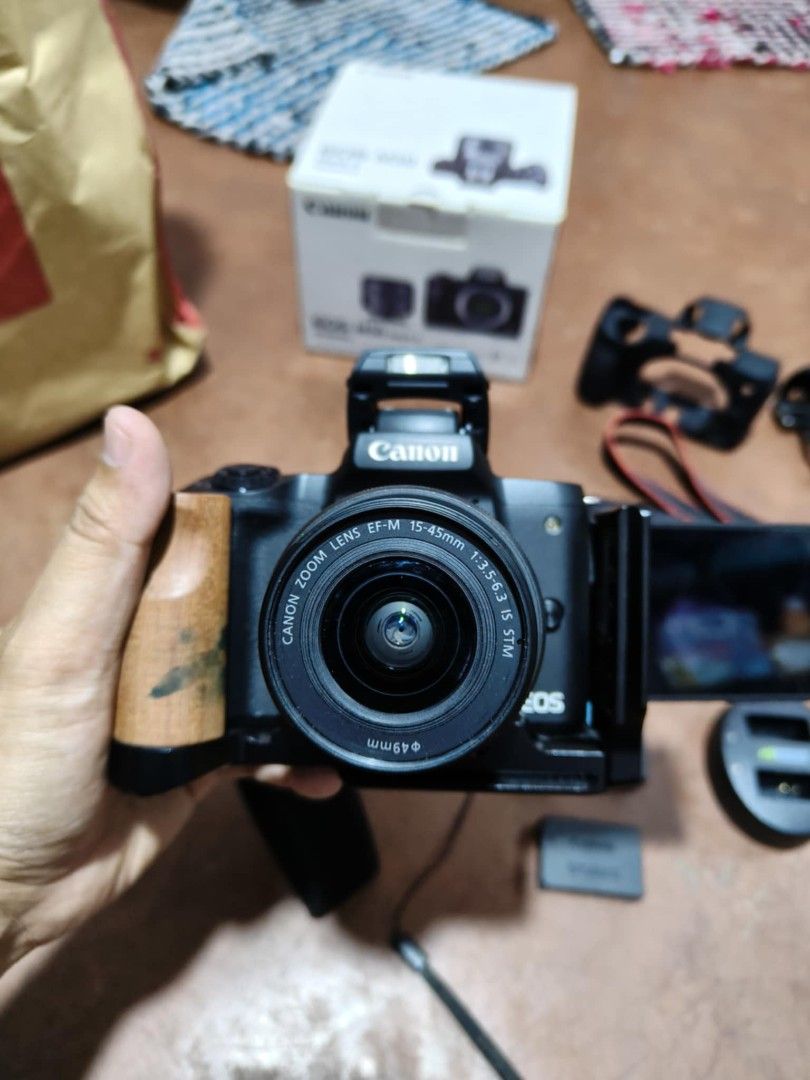 Canon M50 mark II Mirrorless 24MP Wifi Complete Package + (Category: Cameras) located in Manila. Submitted by camera.matrix.ph (Listing ID 1469603830, Image 2). Description: Canon M50 mark II Mirrorless 24MP Wifi Complete Package + Freebies for only 30,000 Pesos Cashh Freebies Agad ✓✓✓ Wasabi Power LPE-12 Battery and Charger SmallRig L-Bracket (worth 3,400) Jelly Case Black Free Canon Bag Free 16gb Sandisk memory Card Body Strap Canon Eos Strap C