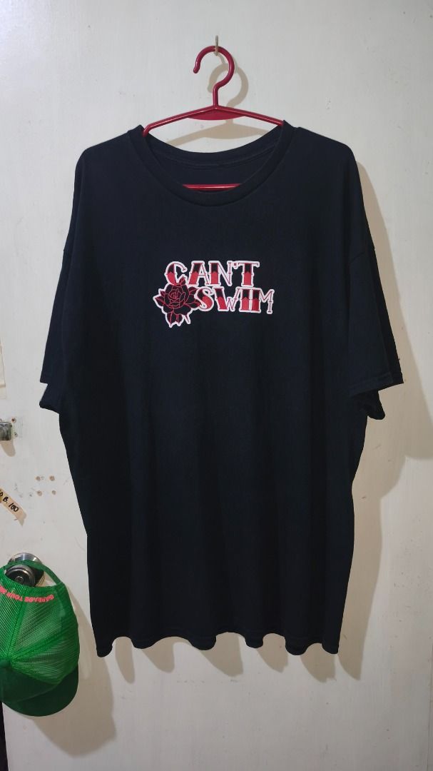 CAN'T SWIM BAND TEE (Category: Tshirts & Polo Shirts ) located in Davao. Submitted by thethriftproject082 (Listing ID 1469747010, Image 1). Description: CAN'T SWIM 📍𝐌𝐈𝐍𝐄: 550 📍𝐒𝐈𝐙𝐄 𝐎𝐍 𝐓𝐀𝐆: XXL 📍𝐃𝐈𝐌𝐄𝐒: 25 x 31.