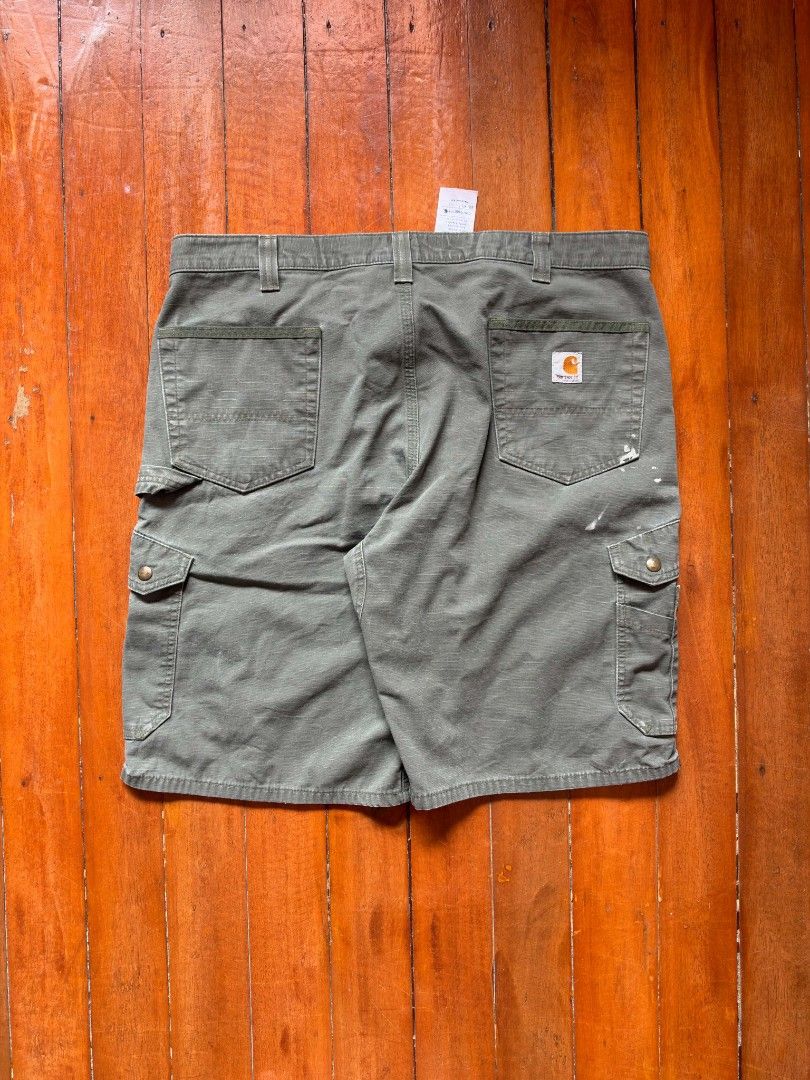 Carhartt rig stop cargo shorts (Category: Shorts) located in Nabunturan. Submitted by -blokeys_2. (Listing ID 1469625468, Image 2). Description: size 40 on tag has a rip on the right thigh and some paint stains MADE IN MEXICO pm for more details (negotiable).
