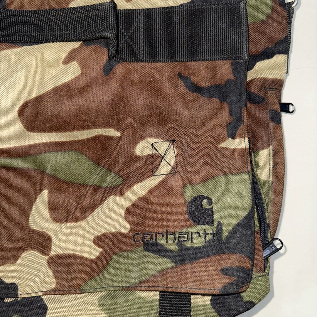 Carhartt WIP Camouflage Parcel Bag. (Category: Sling Bags) located in Calasiao. Submitted by jafaith_man (Listing ID 1469708895, Image 2). Description: Carhartt WIP Camouflage Parcel Bag..