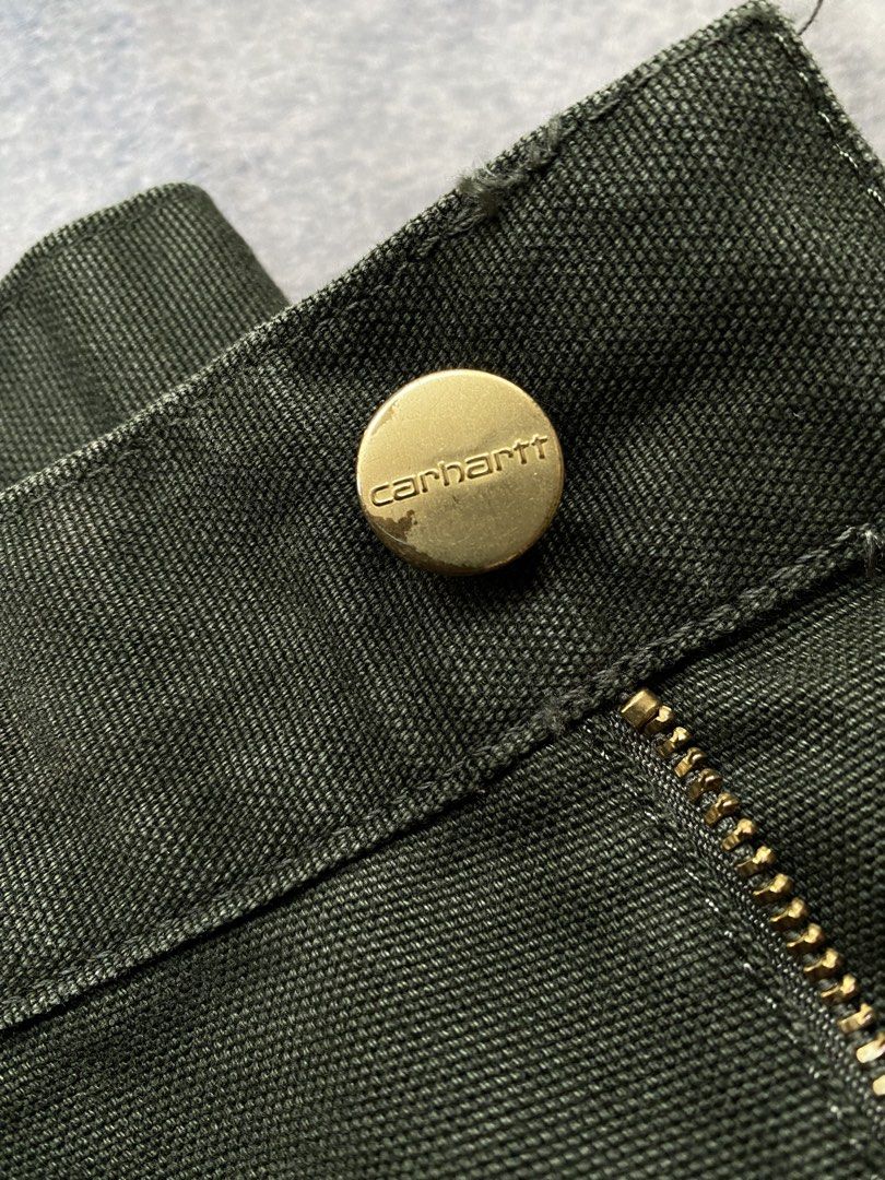 Carhartt WIP Double Knee Pants (Category: Jeans) located in Manila. Submitted by kiddrevoo (Listing ID 1469650701, Image 2). Description: Carhartt WIP Double Knee Pants Size 32 on Tags Fit to 34 Dimes 32-24 Waist 12 Leg hole 45 Length.