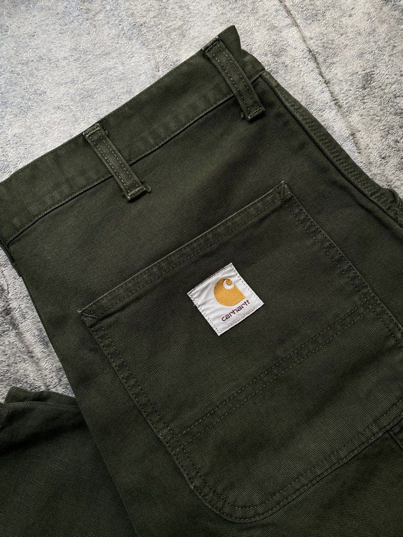 Carhartt WIP Double Knee Pants (Category: Jeans) located in Manila. Submitted by kiddrevoo (Listing ID 1469650701, Image 3). Description: Carhartt WIP Double Knee Pants Size 32 on Tags Fit to 34 Dimes 32-24 Waist 12 Leg hole 45 Length.