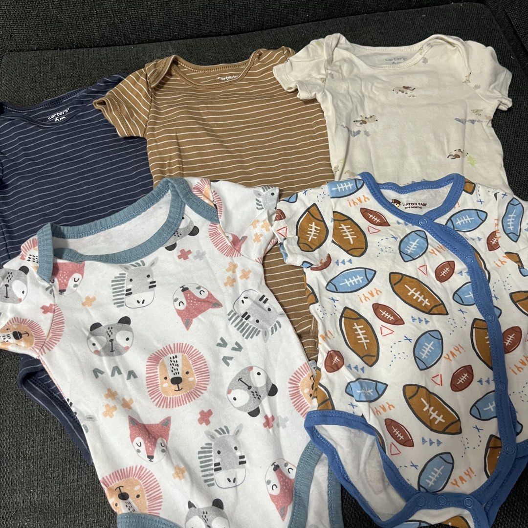 Carters, Lipton Baby, Hello Dolly Onesies TAKE ALL (Category: Babies & Kids Fashion) located in San Juan City. Submitted by treangelica (Listing ID 1469690749, Image 2). Description: - Carter's (6m on tag) - Hello Dolly and Liptopn Baby (6-9m on tag).