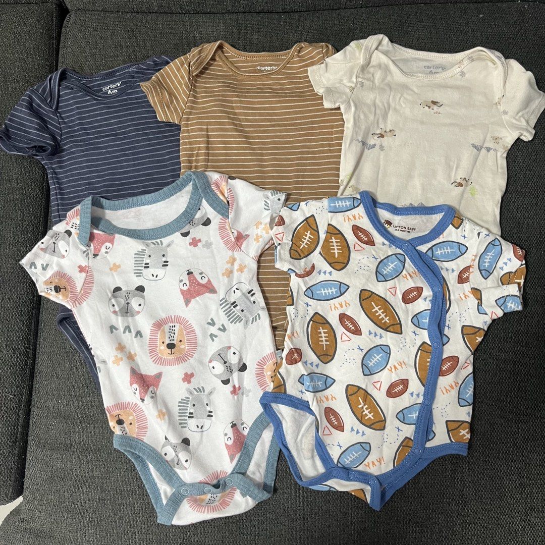 Carters, Lipton Baby, Hello Dolly Onesies TAKE ALL (Category: Babies & Kids Fashion) located in San Juan City. Submitted by treangelica (Listing ID 1469690749, Image 1). Description: - Carter's (6m on tag) - Hello Dolly and Liptopn Baby (6-9m on tag).