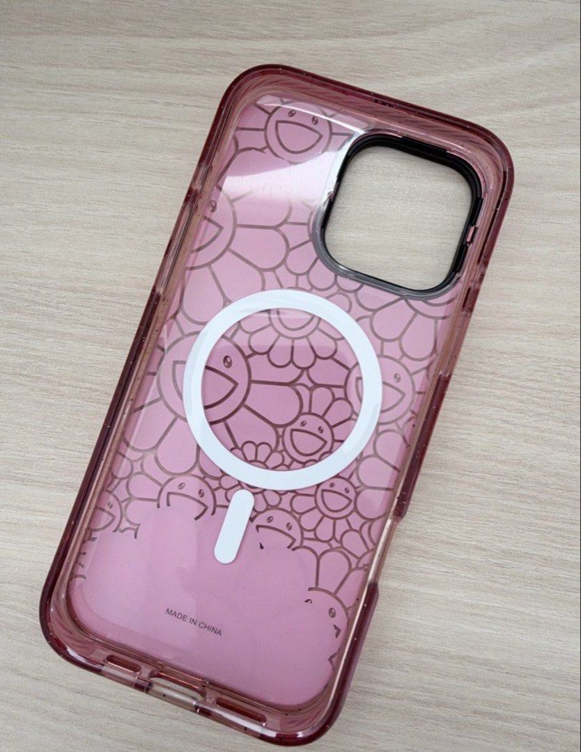 Pink Bloom Design CASETiFY Takashi Murakami Pink Flower MagSafe Phone Case, Mobile Phones & Gadgets, Mobile ...