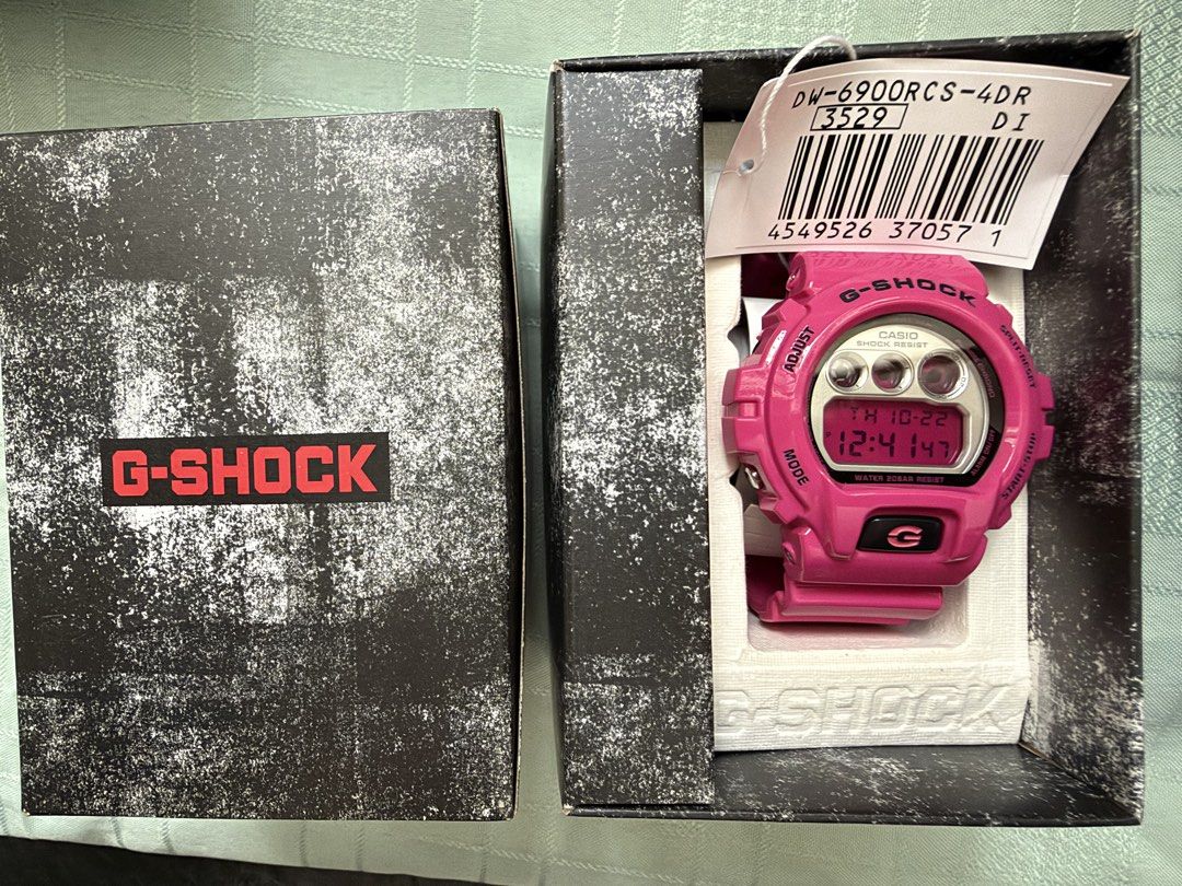 Casio G-Shock DW6900RCS 4DR crazy pink (Category: Men's Watches) located in Manila. Submitted by blvckyeezus (Listing ID 1469610122, Image 2). Description: FOR SALE G-Shock DW-6900RCS 4DR G-SHOCK Crazy Colors from the 2000s is back! Brandnew with box and warranty card ₱8,495 + Shipping One of the most iconic watches of our modern time. Worn by your favorite rappers Manila area loc Lalamove shipping DM 📩📩📩 .